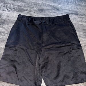 Izod Men's Black Cargo Shorts